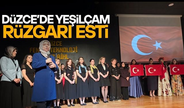 DÜZCELİ ÖĞRENCİLERDEN UNUTULMAZ DEFİLE GECESİ