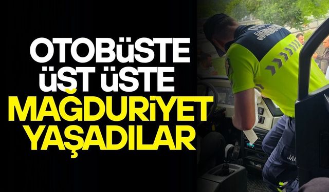 YOLCULAR ŞOFÖRÜ UYANDIRDI, DÜZCE JANDARMASI DEVREYE GİRDİ