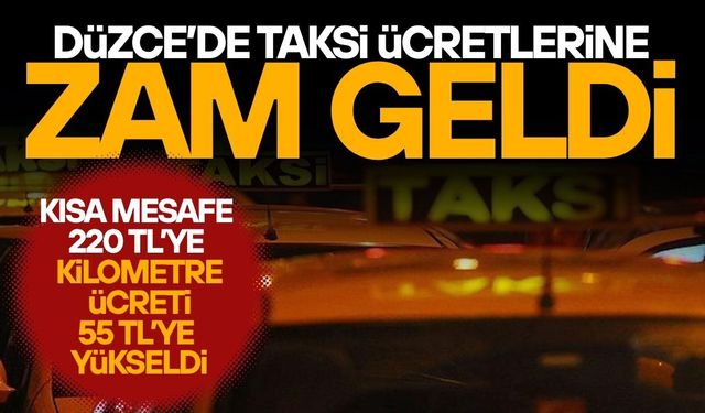AKARYAKIT ZAMMI TAKSİ ÜCRETLERİNE YANSIDI