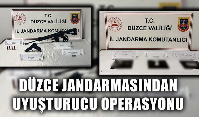 ÇOK SAYIDA UYUŞTURUCU ELE GEÇİRİLDİ