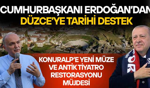 BAŞKAN ÖZLÜ: “DÜZCE İÇİN TARİHİ BİR ADIM”