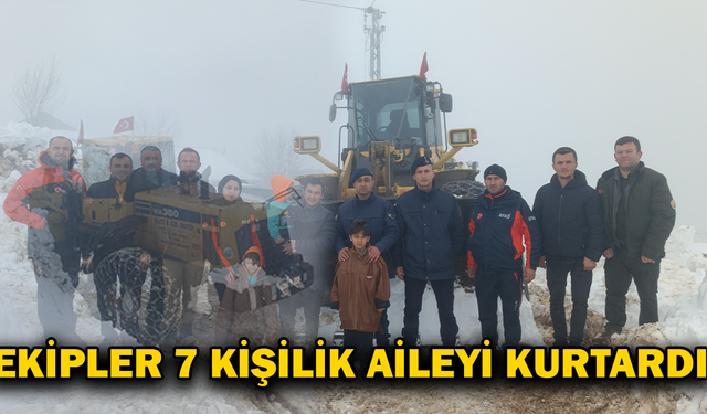 KAR YAĞIŞI NEDENİYLE MAHSUR KALDILAR