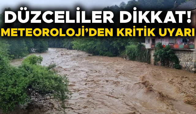 SEL RİSKİ TAŞIYOR…