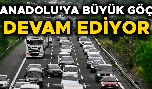 ANADOLU OTOYOLU’NDA TRAFİK DURMA NOKTASINDA