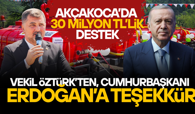 ÖZTÜRK: BİZLER ALIN TERİNİN HER ZAMAN YANINDAYIZ
