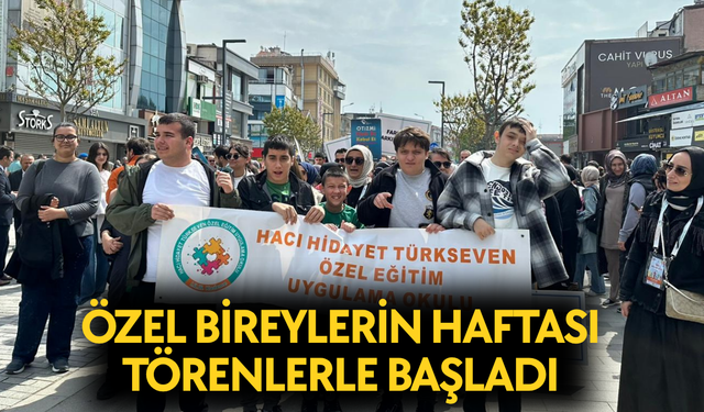 FARKINDALIK ÇALIŞMALARI BU HAFTAYLA SINIRLI KALMASIN