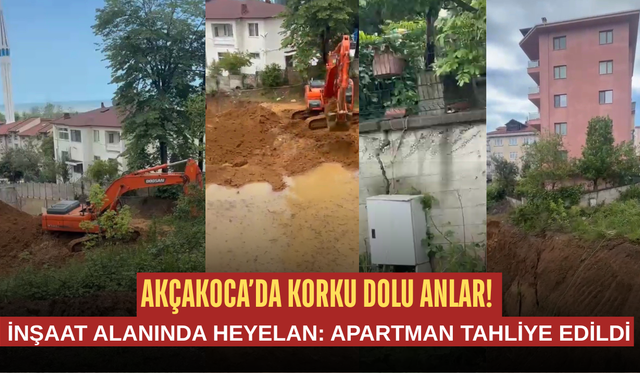 BAHÇEDE MEYDANA GELEN ÇÖKME SONRASI EKİPLER MÜDAHALE ETTİ