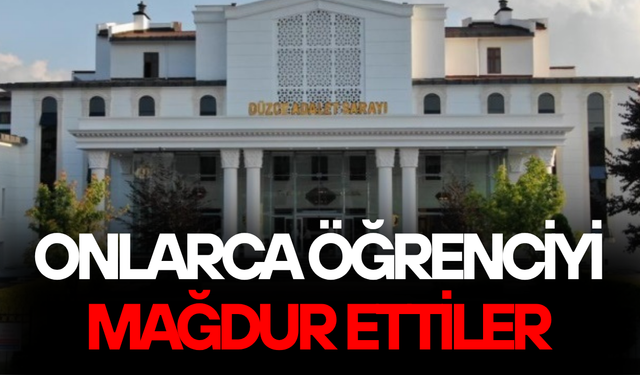 DÜZCE’DE SAHTE STAJ OPERASYONU:12 GÖZALTI