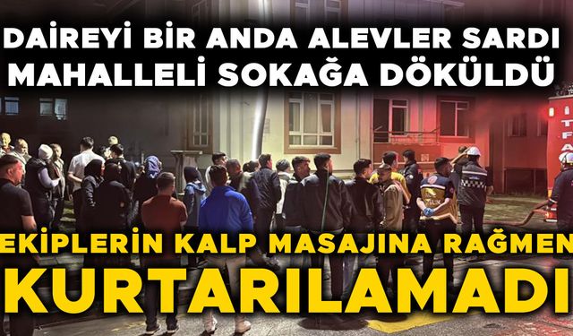 İTFAİYE EKİPLERİNİN MÜDAHALESİ İLE YANGIN KONTROL ALTINA ALINDI