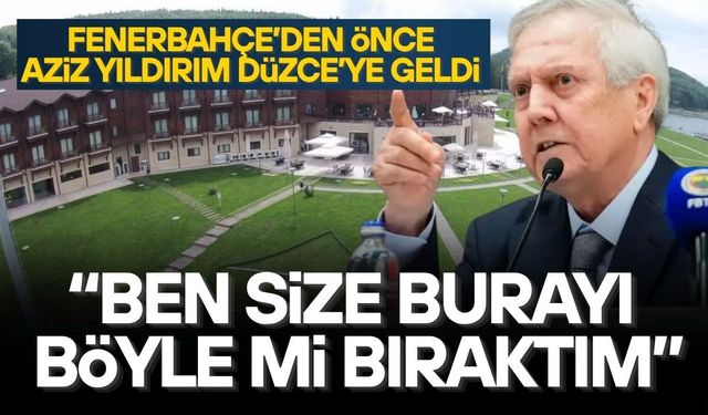 BAŞKAN AZİZ YILDIRIM’DAN TOPUK YAYLASI TESİSLERİNE BASKIN