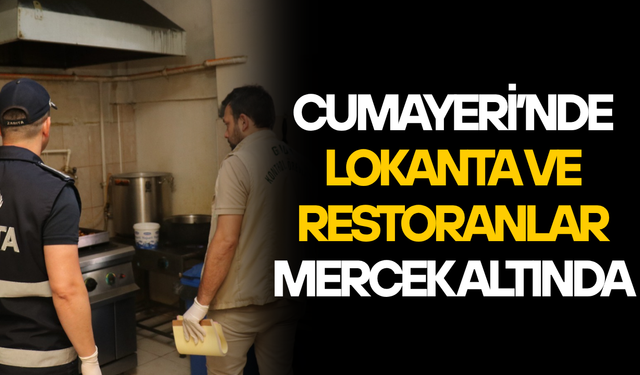 EKİPLERDEN İŞLETMELERE SIKI DENETİM