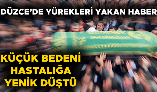 ÇOCUKLUĞUNU YAŞAYAMADAN MELEK OLDU