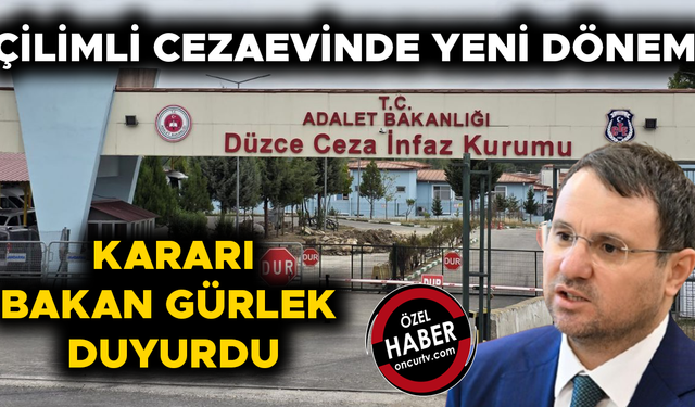 O MAHKUMLAR İÇİN YENİ ALANLAR OLUŞTURULUYOR