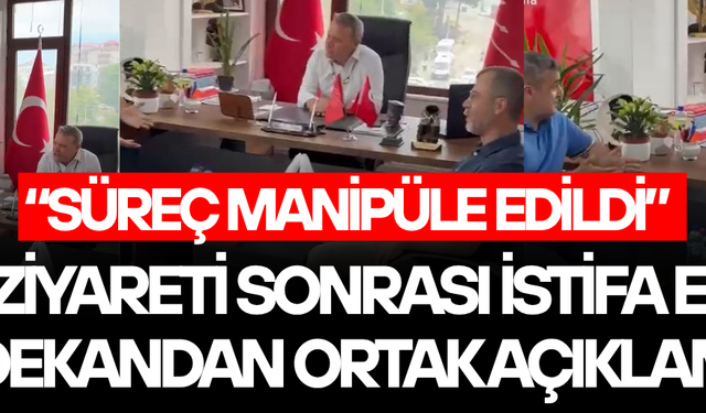 “ÜNİVERSİTENİN YIPRANMAMASI İÇİN İSTİFA ETTİK”