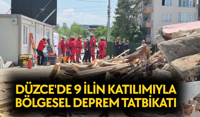 7,2 BÜYÜKLÜĞÜNDEKİ DEPREM SENARYOSU YÜRÜTÜLDÜ