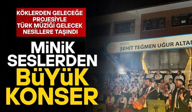 ŞEHİT TEĞMEN UĞUR ALTAN İLKOKULU'NDAN TÜRK MÜZİĞİ RÜZGARI ESTİ