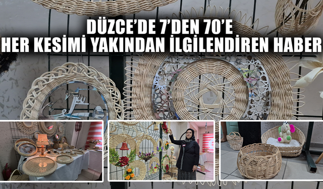 HASIR ÖRGÜLÜ DEKORATİF EŞYALAR İLGİ ODAĞI OLUYOR