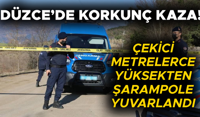 SÜRÜCÜ OLAY YERİNDE HAYATINI KAYBETTİ