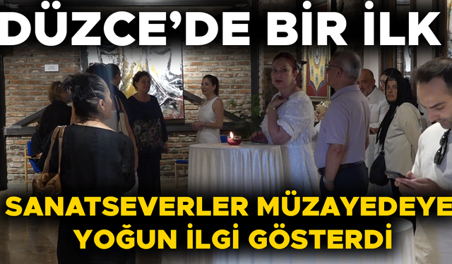 BİRBİRİNDEN GÜZEL ESERLER SATIŞA SUNULDU