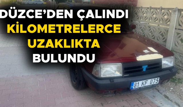 ÇALINTI OTOMOBİL YEDİEMİN PARKINA GÖTÜRÜLDÜ