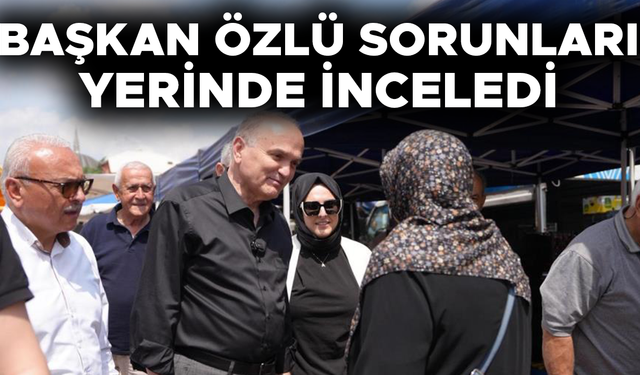 PAZARCI ESNAFLARI İLE SOHBET ETTİ