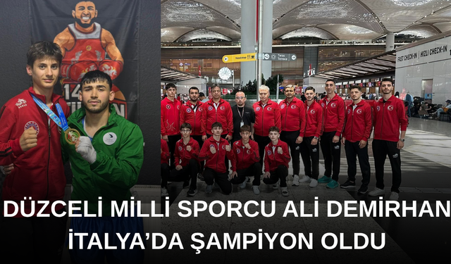 DÜZCE SPOR CAMİASINA BÜYÜK GURUR YAŞATTI