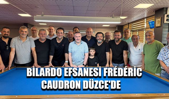 BİLARDO EFSANESİ FRÉDÉRİC CAUDRON DÜZCE'DE