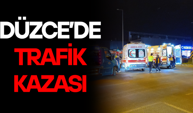 ÇARPIŞAN ARAÇLARDAKİ 5 KİŞİ YARALANDI