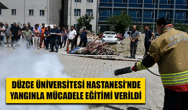 YANGINDA DOĞRU MÜDAHALE FELAKETLERİ ÖNLER