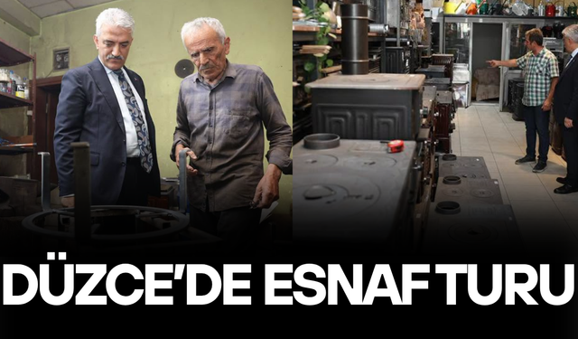 VALİ MAKAS ESNAFLA BİR ARAYA GELDİ