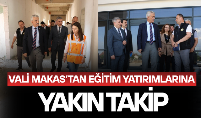 İNŞAATLARI İNCELEDİ KISA SÜREDE BİTİRME TALİMATI VERDİ