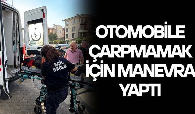 BİSİKLETTEN DÜŞTÜ YARALANDI