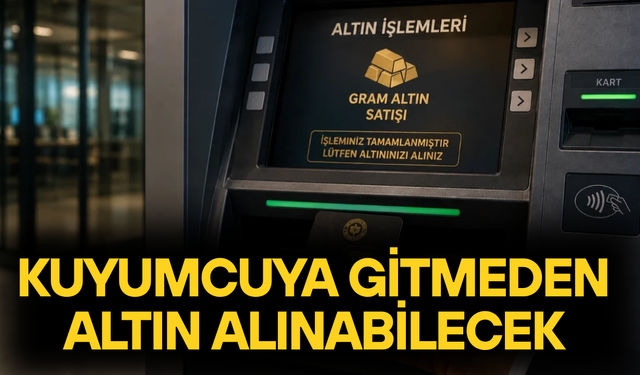 DÜZCE'DE ATM'DEN ALTIN İÇİN GERİ SAYIM