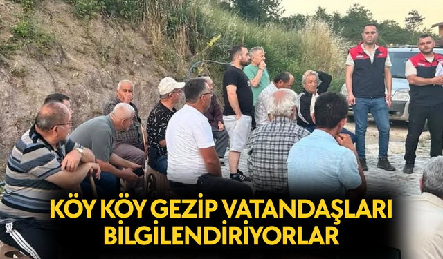 TARIM VE ORMAN MÜDÜRLÜĞÜ EKİPLERİ ÇİFTÇİLERLE BULUŞTU
