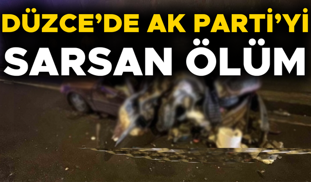BAŞKAN TRAFİK KAZASINDA HAYATINI KAYBETTİ