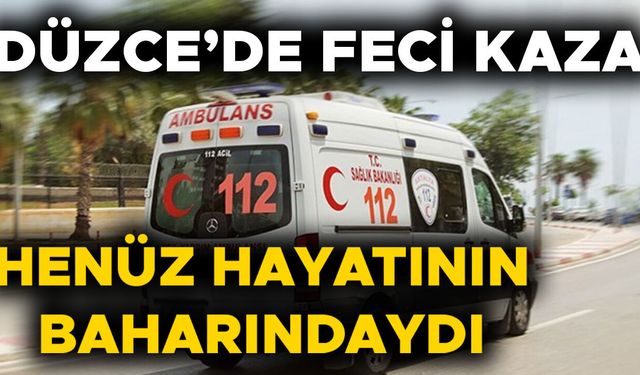 MOTOSİKLET SÜRÜCÜSÜ HAYATINI KAYBETTİ…