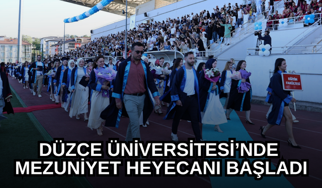 REKTÖR SÖZBİR: ‘’MEZUNİYET, BİR SON DEĞİL, YEPYENİ BİR BAŞLANGIÇTIR.’’
