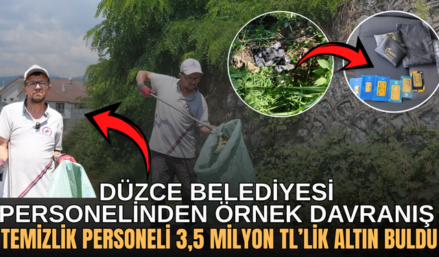 İÇİ ALTIN DOLU ÇANTA POLİSE TESLİM EDİLDİ