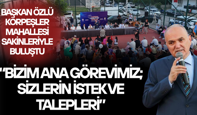 “BİZ SEÇİMDEN SEÇİME DEĞİL, HER ZAMAN SİZLERİN İÇİNDEYİZ”