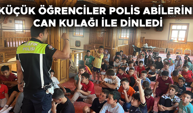 YAZ KUR’AN KURSU’NDA TRAFİK EĞİTİMİ VERİLDİ