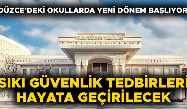 YAZI DÜZCE VALİLİĞİ’NE ULAŞTI…