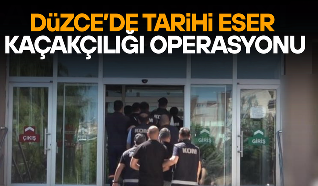 ÇOK FAZLA TARİHİ ESER YAKALANDI, 18 KİŞİ GÖZALTINA ALINDI