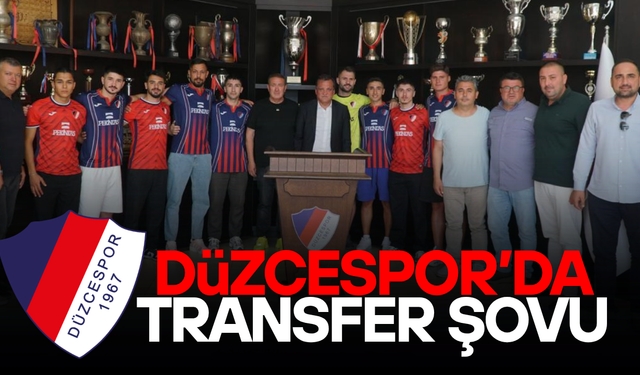 10 YENİ FUTBOLCU DÜZCESPOR’A İMZA ATTI
