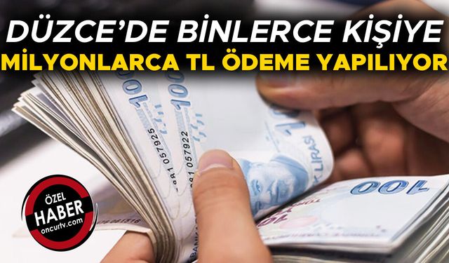 O PARALAR HESAPLARA YATMAYA BAŞLADI
