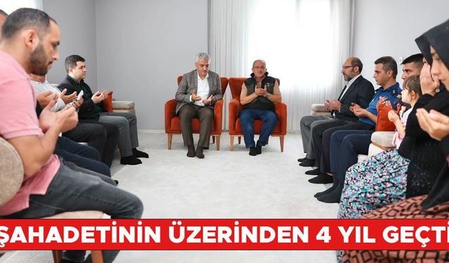 VALİ MAKAS’TAN ŞEHİT AİLESİNE ANLAMLI ZİYARET
