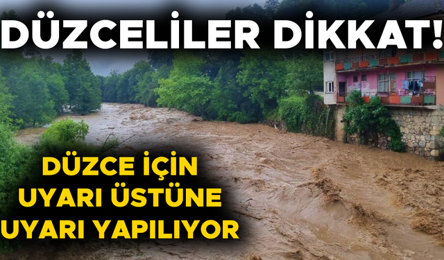 SEL VE HEYELAN RİSKİ DEVAM EDİYOR