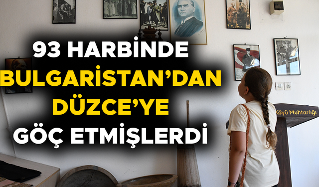 MUHACİRLERİN TORUNLARI KÜLTÜRLERİNİ KURDUKLARI MÜZEDE YAŞATIYOR