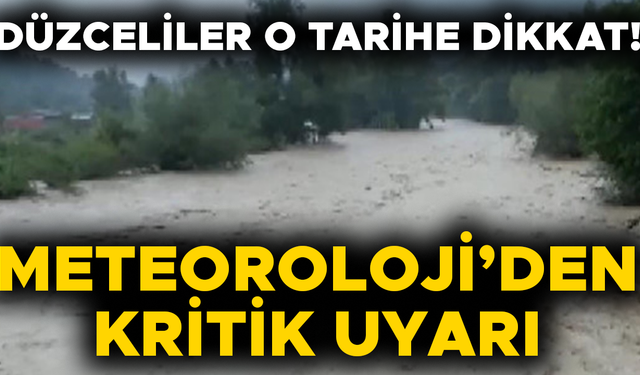 SEL RİSKİ TAŞIYOR…