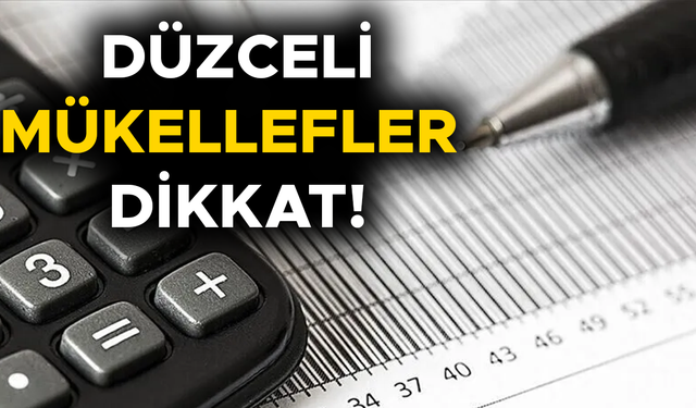 RİSKLİ MÜKELLEFLER İÇİN YENİ DÜZENLEMEYE GİDİLDİ