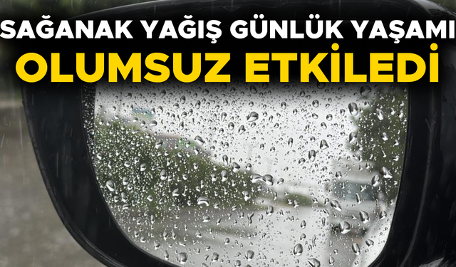 CADDE VE SOKAKLAR GÖLE DÖNDÜ